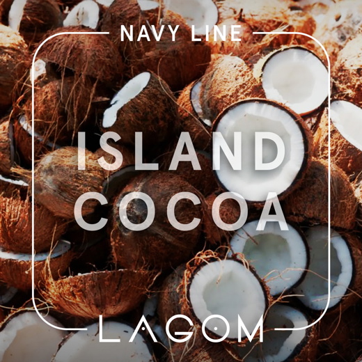 Табак Lagom Navy Island Cocoa (Кокос Шоколадное Печенье) 200 гр