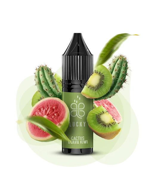 Солевая жидкость Lucky 15 мл 50 мг Cactus Guava Kiwi (Кактус Гуава Киви)