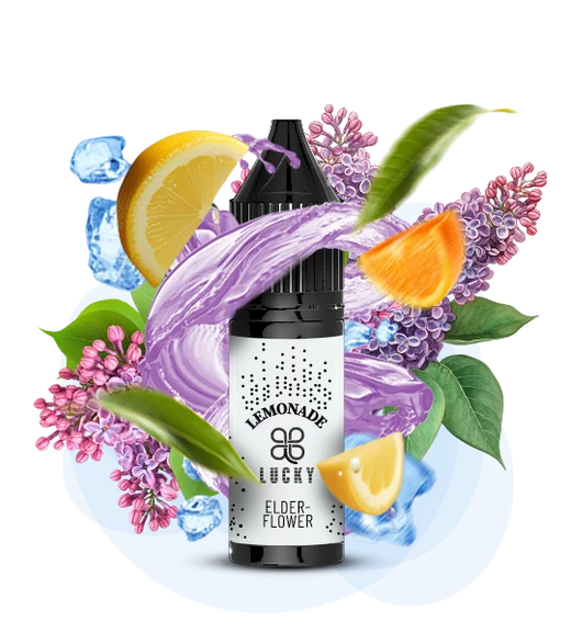 Сольова рідина Lucky Lemonade 15 мл 50 мг Elder-flower (Бузина)