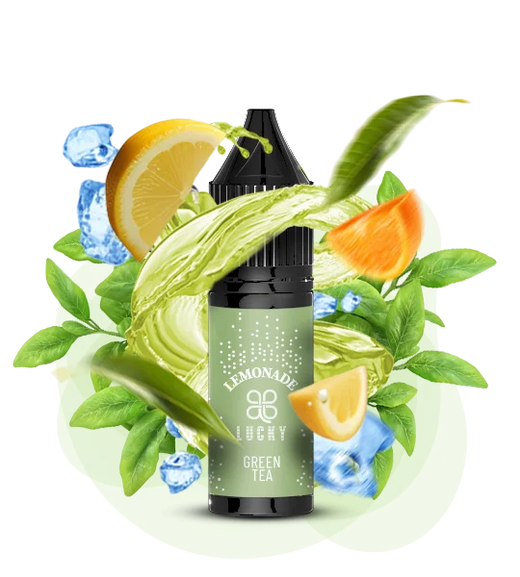 Сольова рідина Lucky Lemonade 15 мл 50 мг Green Tea (Зелений чай)