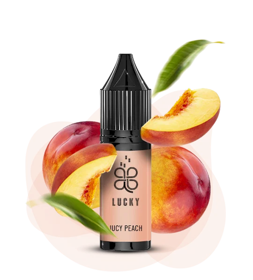 Сольова рідина Lucky 15 мл 50 мг Juicy Peach (Соковитий Персик)