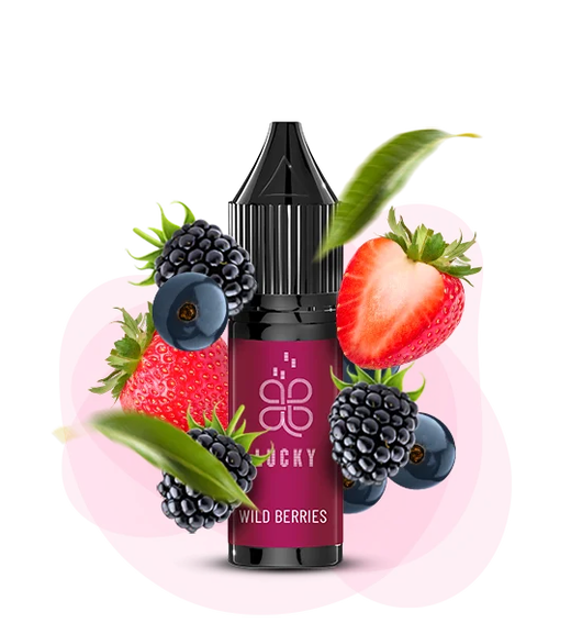 Сольова рідина Lucky 15 мл 50 мг Wild Berries (Дикі Ягоди)