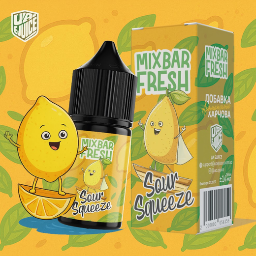 Набір Mix Bar Fresh Sour Squeeze (Лимон) 30 мл 50 мг