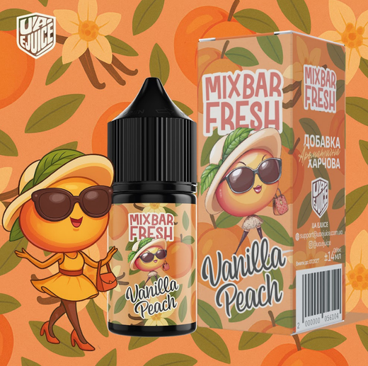 Набір Mix Bar Fresh Vanilla Peach (Ваніль Персик) 30 мл 50 мг