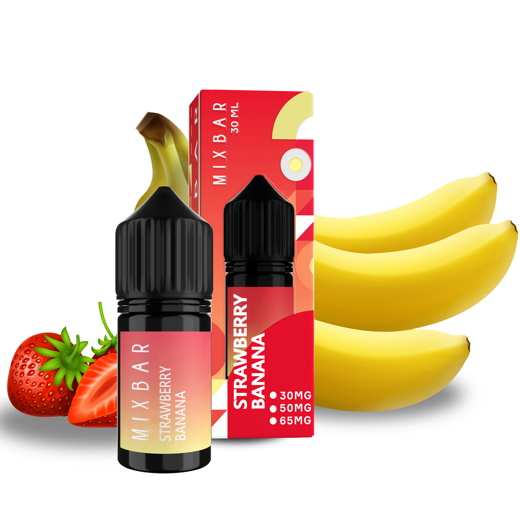 Аромабустер Mix Bar SLT Strawberry Banana (Банан Полуниця) 12мл