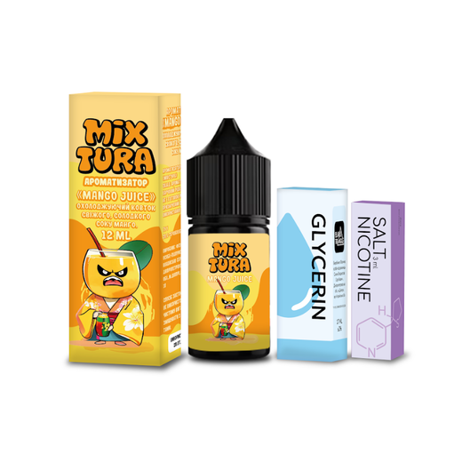 Набір сольової рідини Mixtura Mango Juice (Манговий сік) 30 мл 30 мг