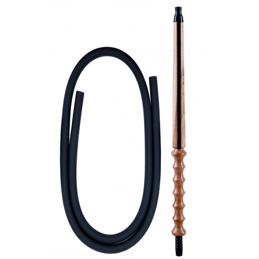Шланг с мундштуком Karma Wood Line Black (Черный)