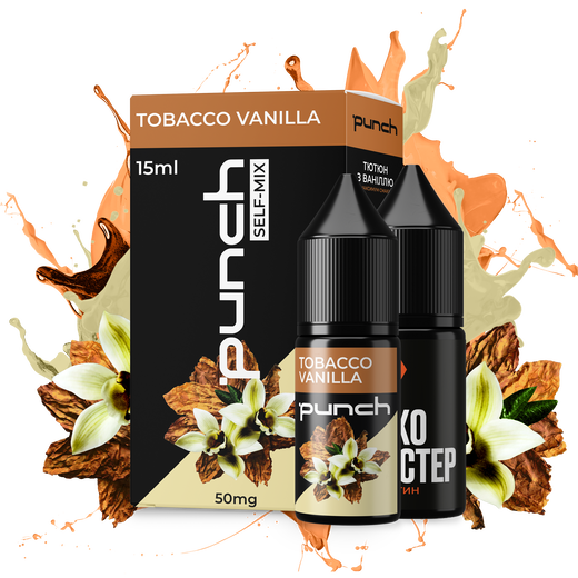 Набор Punch Tobacco Vanilla (Ваниль Табак) 15 мл 50 мг