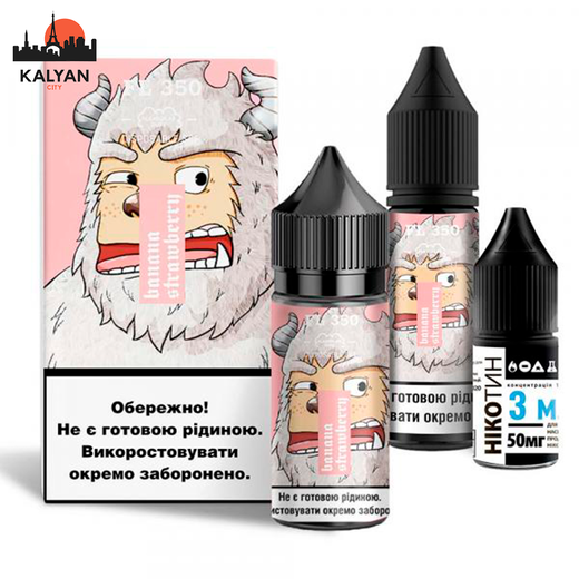 Набор Flavorlab FL350 Banana Strawberry (Банан Клубника) 30 мл