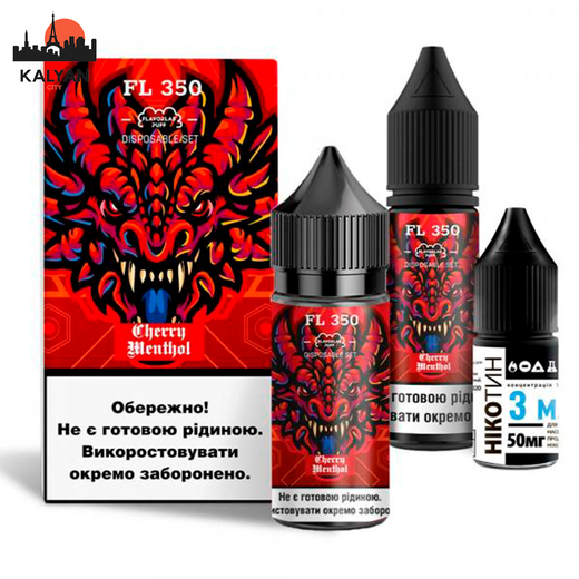 Набір Flavorlab FL350 Cherry Mentol (Вишня Ментол) 30 мл