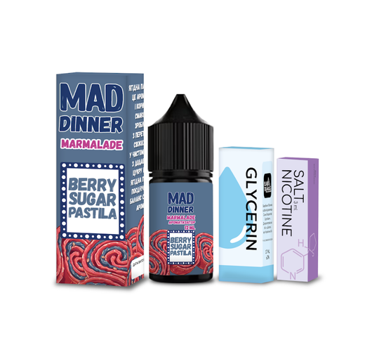 Набір сольової рідини Mad Dinner Marmalade (Мармеладний) 30 мл 30 мг