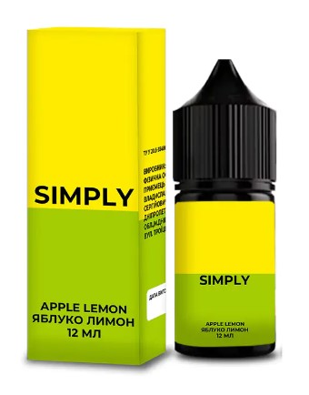 Набір сольової рідини Simply Apple Lemon (Яблуко Лимон) 30 мл 30 мг