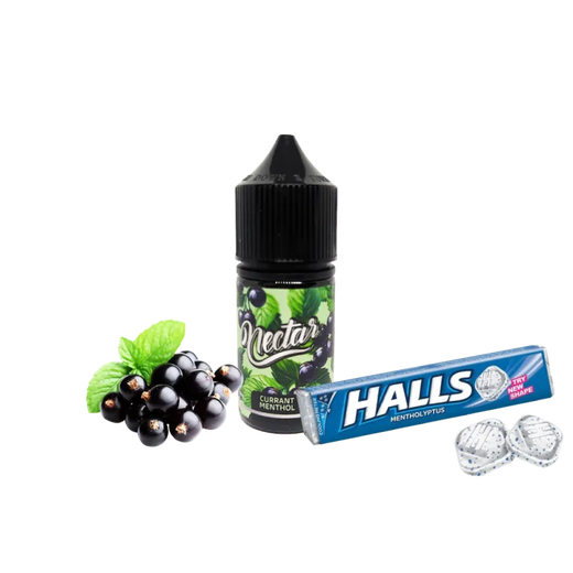 Сольова рідина Nectar 15 мл 50 мг Currant Menthol (Смородина Ментол)
