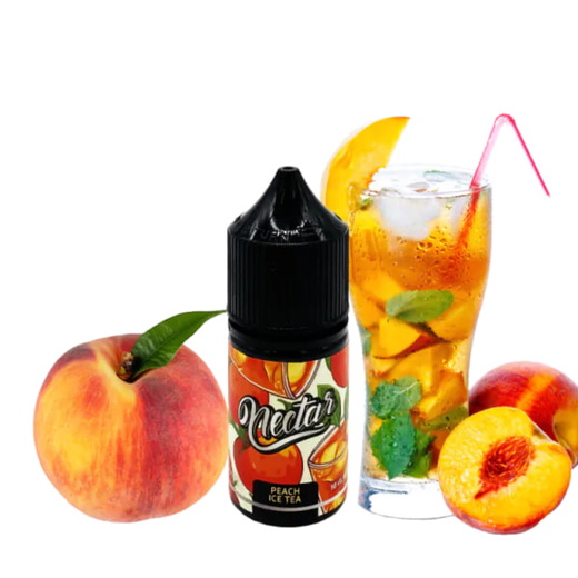 Сольова рідина Nectar 15 мл 50 мг Peach Ice Tea (Персик Холодний чай)