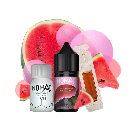 Набор Nomad Watermelon Bubblegum (Арбузная жвачка) 30 мл 50 мг