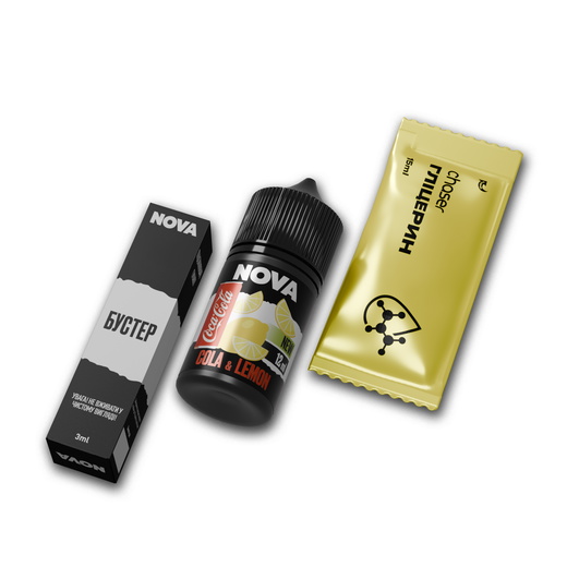 Набор Nova Cola Lemon (Кола Лимон) 30 мл 65 мг