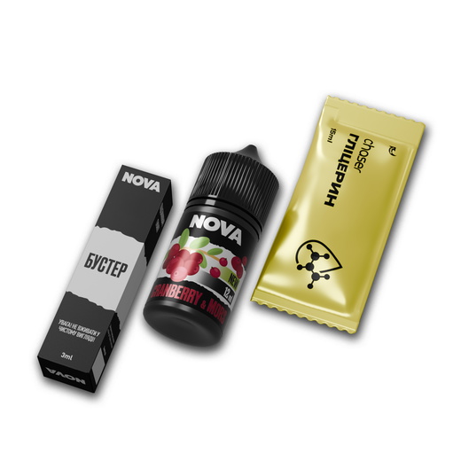 Набор Nova Cranberry Mors (Клюквенный морс) 30 мл 65 мг