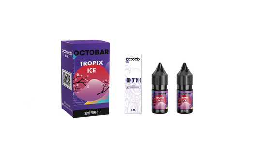 Набор солевой жидкости Octobar Classic Tropix Ice (Манго Ананас Айс) 10мл 50мг