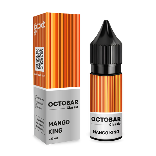 Набор солевой жидкости Octobar Classic Mango King (Манго Лед) 15 мл 50 мг