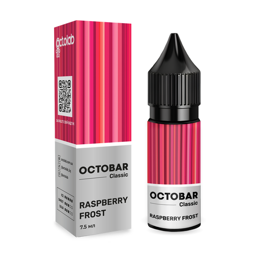 Набор солевой жидкости Octobar Classic Raspberry Frost (Малина) 15 мл 50 мг