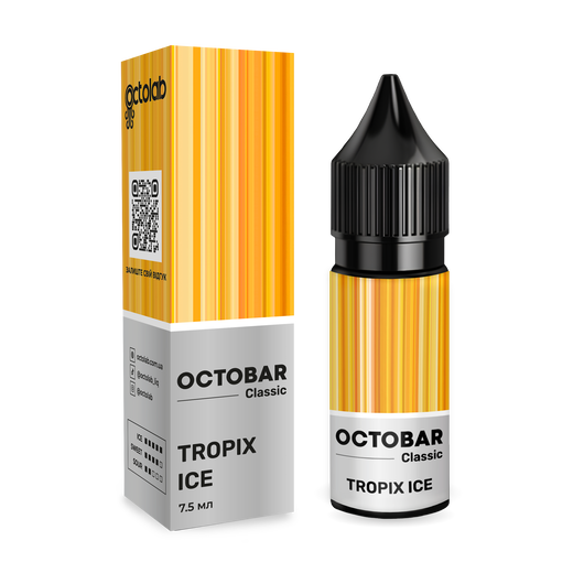 Набор солевой жидкости Octobar Classic Tropix Ice (Манго Ананас Лед) 15 мл 50 мг
