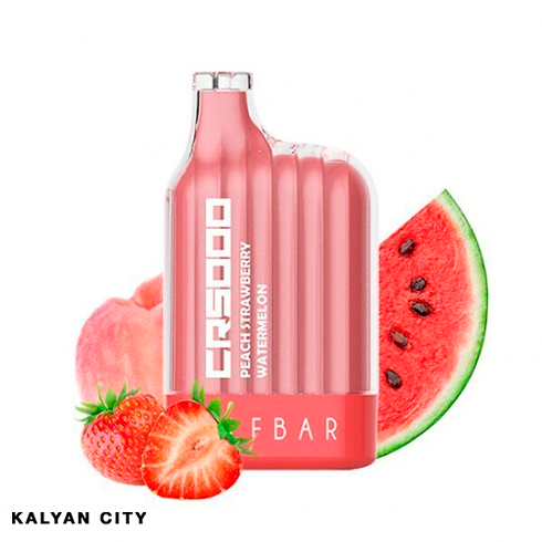 ELF BAR CR5000 Peach Strawberry Watermelon (Манго Полуниця Кавун)