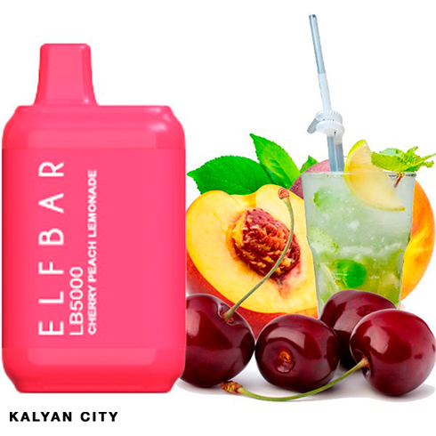 Elf Bar LB5000 затяжок Cherry Peach Lemonade (Вишня Персик Лимонад)