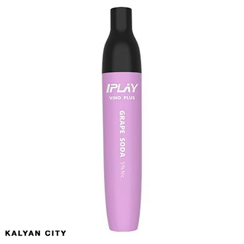 Одноразовая электронная сигарета IPLAY VINO PLUS Grape Soda (Виноградная Газировка) 5% 1000 puff