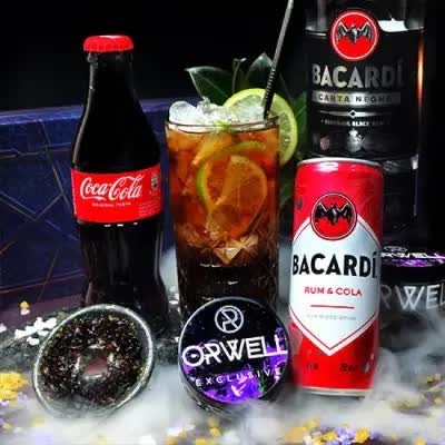 Тютюн Orwell Medium Bacardi Black (Ром, Кола) 50г