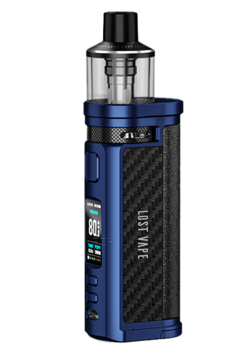 Pod-система Lost Vape Centaurus Q80 Pod Mod Sierra Blue Carbon Fiber