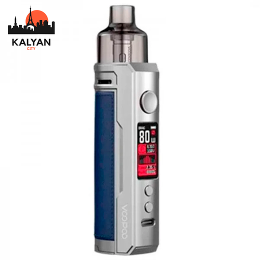 Pod-система VooPoo Drag X Pod Mod Kit Silver Blue