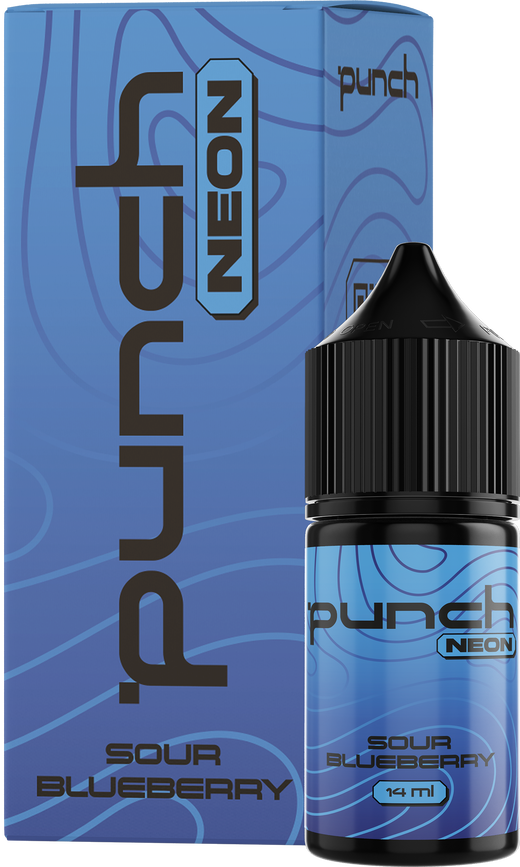 Набор Punch Neon Sour Blueberry (Кислая черника) 30 мл 50 мг