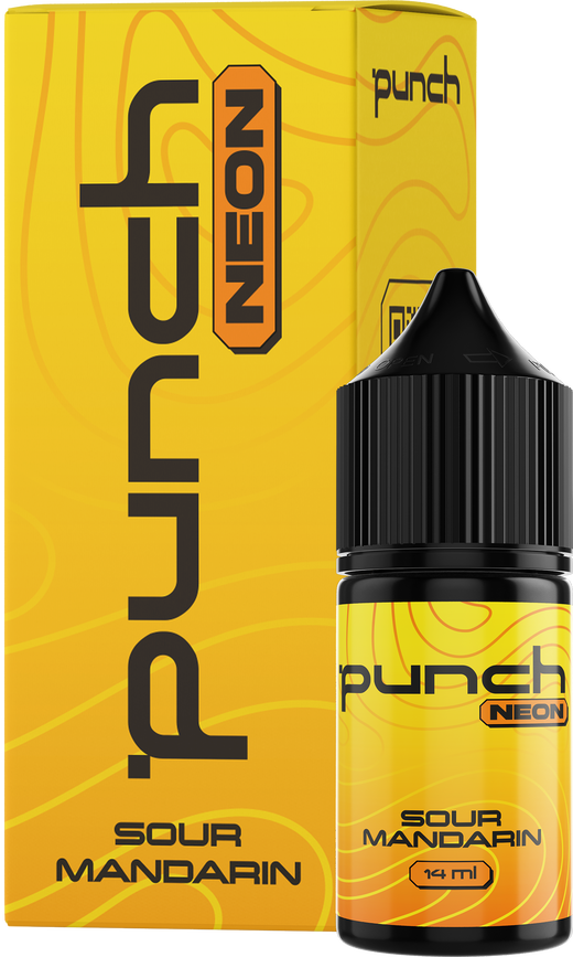 Набор Punch Neon Sour Mandarin (Кислый мандарин) 30 мл 50 мг