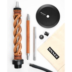 Шахта Snake Hookah Тигрове дерево Brown (Коричневий)