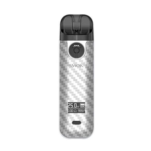 Pod-система Smok Novo 4 800mAч Silver Carbon fiber (Сріблясте вуглецеве волокно)