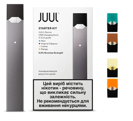 Стартовый набор Juul Starter Kit (4 Pods)