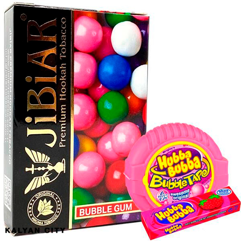 Тютюн JIBIAR Bubble Gum (Солодка Жуйка) 50 г