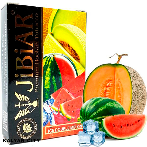 Табак JIBIAR Ice Double Melon (Дыня Арбуз Лед) 50 гр