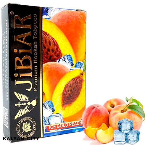 Тютюн JIBIAR Ice Gold Peach (Лід Персик) 50 г