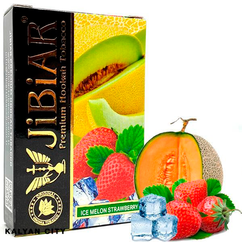 Табак JIBIAR Ice Melon Strawberry (Дыня Клубника Лед) 50 гр