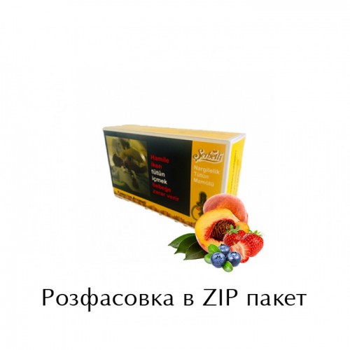 Тютюн Serbetli Strawberry Peach Blueberry (Полуниця Персик Чорниця) 100 гр