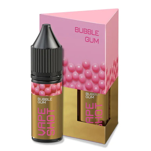 Набор солевой жидкости Vape Shot Bubble Gum (Жвачка) 15 мл 25 мг