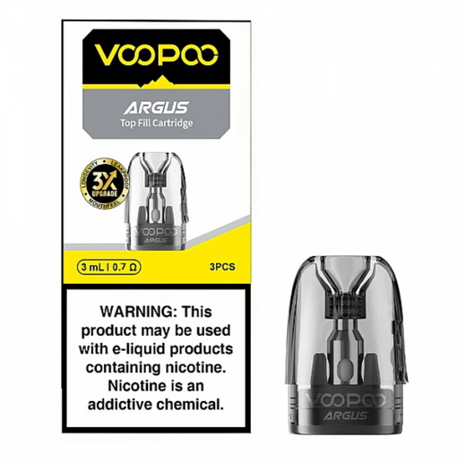 Картридж VooPoo Argus Pod Top Filling 0.7 Ом, 3 мл