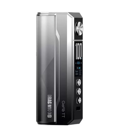 BOX mod VooPoo Drag M100S Silver Black (Серебристо-черный)