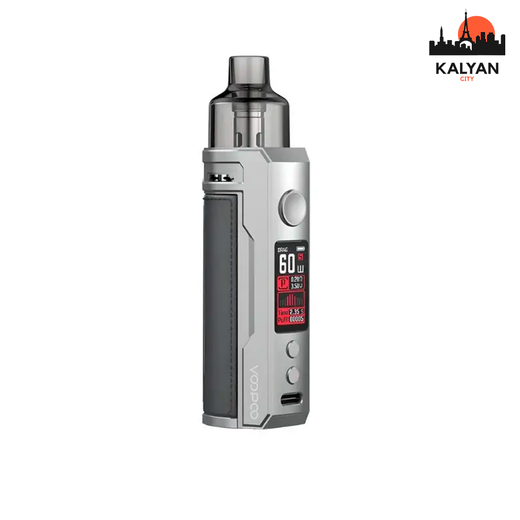 Voopoo Drag S Silver Dark Grey (Срібло з темно-сірим)