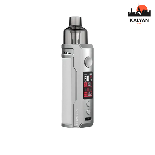 Voopoo Drag S Silver White (Срібло з білим)