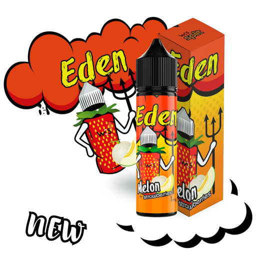 Набір органічної рідини WES Split без нікотину Eden (Полуниця Диня) 60 мл 0 мг