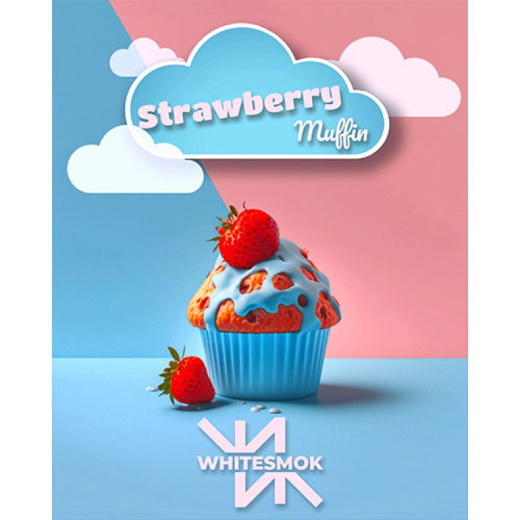 Тютюн WhiteSmok Strawberry Muffin (Полуничний Мафін) 50 гр