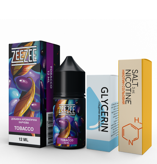 Набор ZeeZee Tobacco (Табак) 30 мл 50 мг