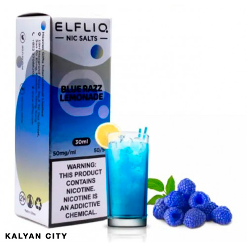 Рідина ELFLIQ Blue Razz Lemonade (Лимонад Синя малина) 30 мл 50 мг